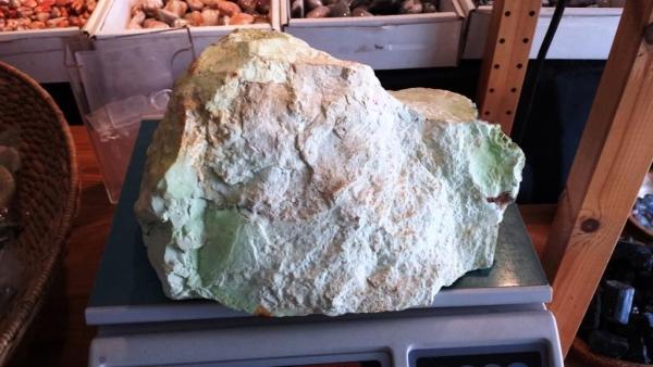 Roher handausgesuchter australischen Zitronen-Magnesit, Einzelstück